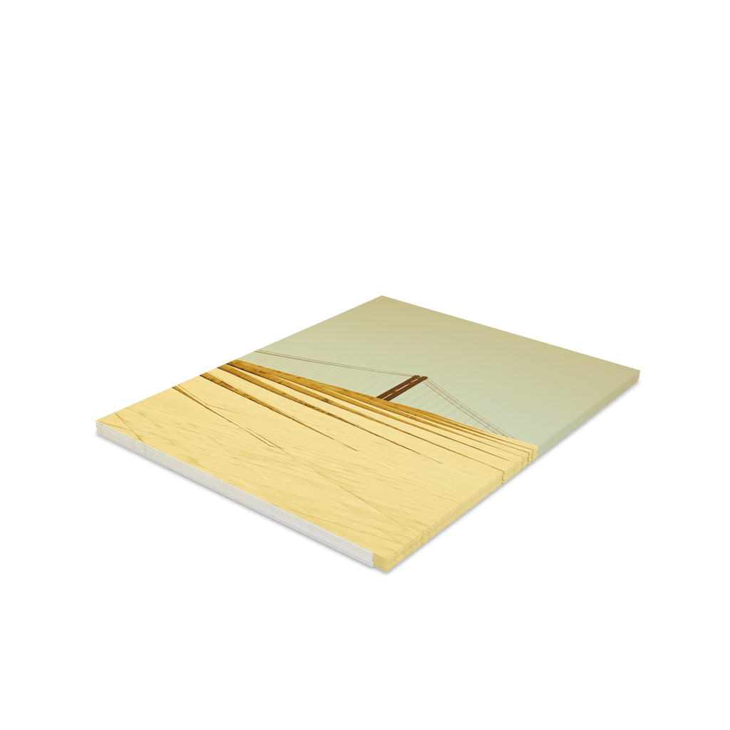 Lisbon's Tiled Dune and Bridge Greeting Card Set