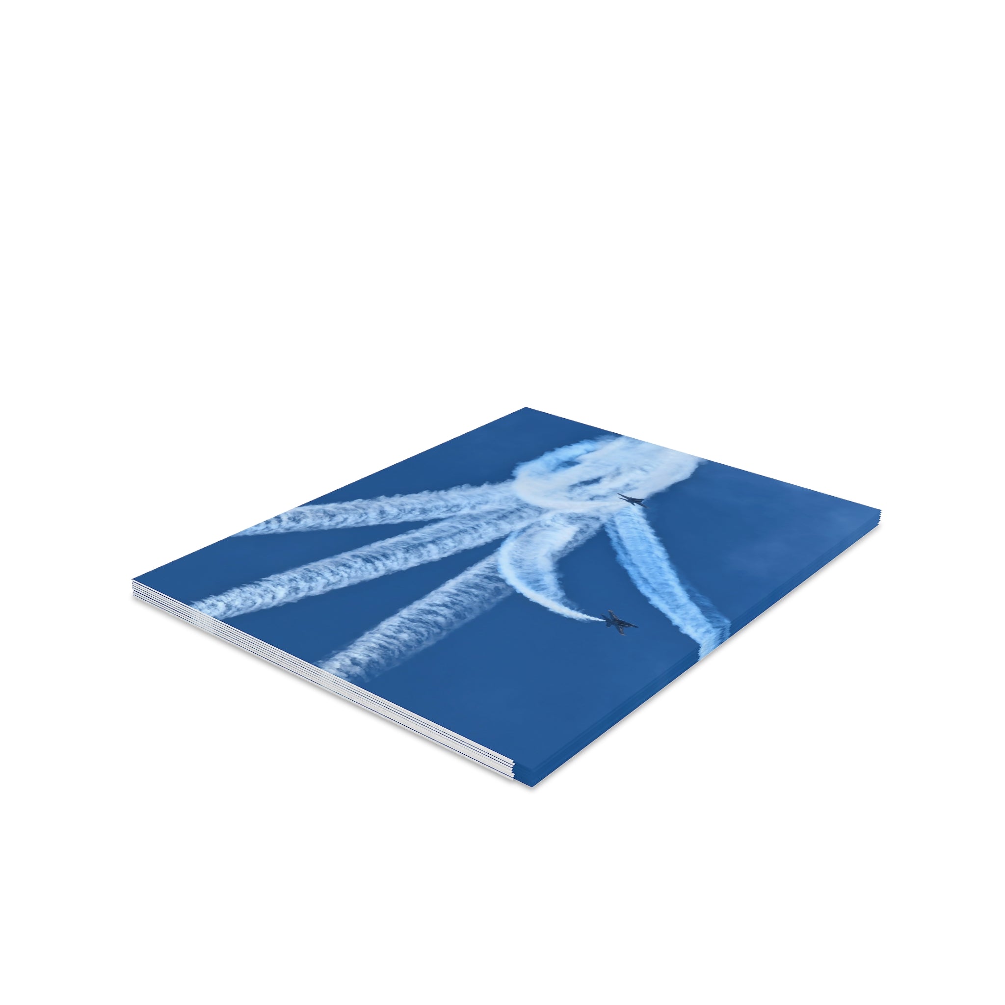 Blue Angels Skywriting in San Diego Greeting Card Set
